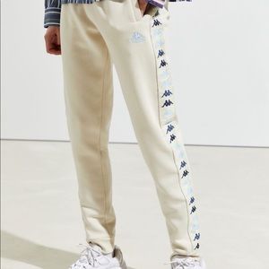 Kappa Cream Blue Multicolor Banda Track Pant Size S